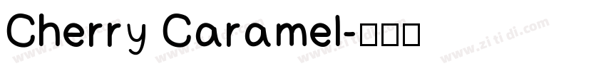 Cherry Caramel字体转换